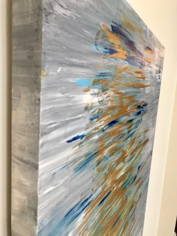 Cold Gold artwork by Janine Cygan - art listed for sale on Artplode
