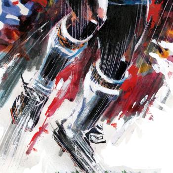 The Pele Explosion artwork by Paul Trevillion - art listed for sale on Artplode