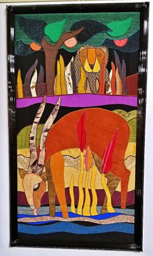 On the Way to the Ark artwork by Helen Webber - art listed for sale on Artplode