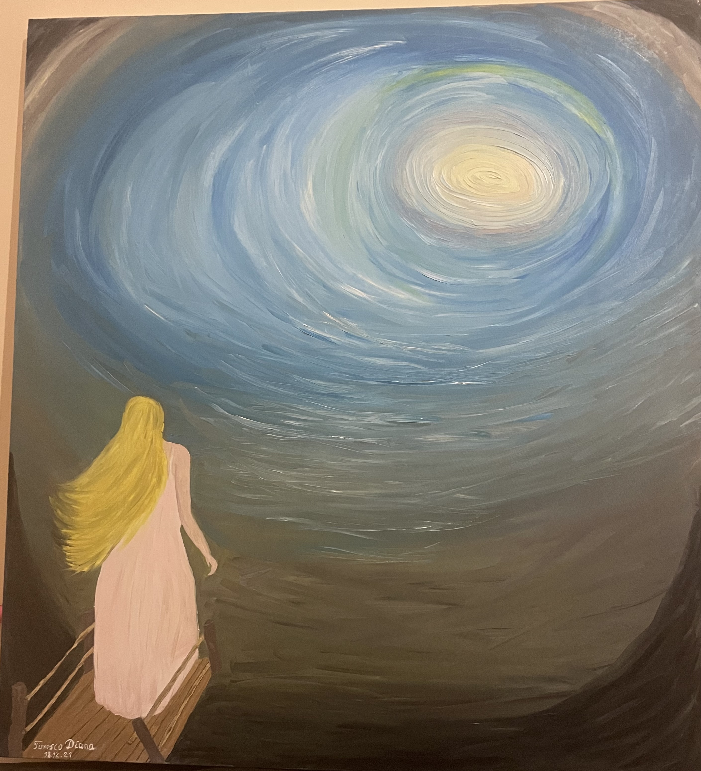 In the end is light artwork by Diana Timosco - art listed for sale on Artplode