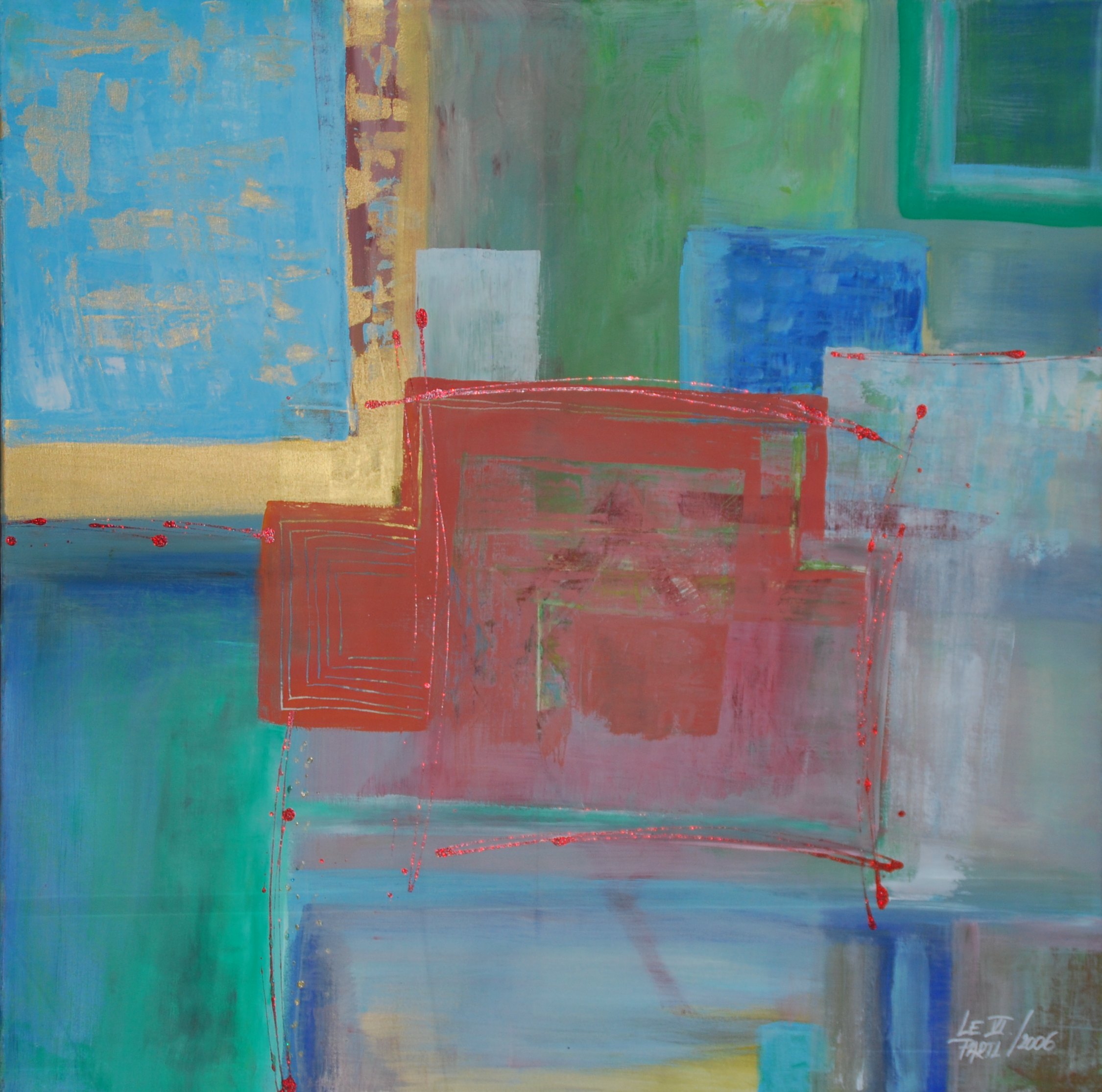 Blue Heaven artwork by Lenka Le Partl - art listed for sale on Artplode