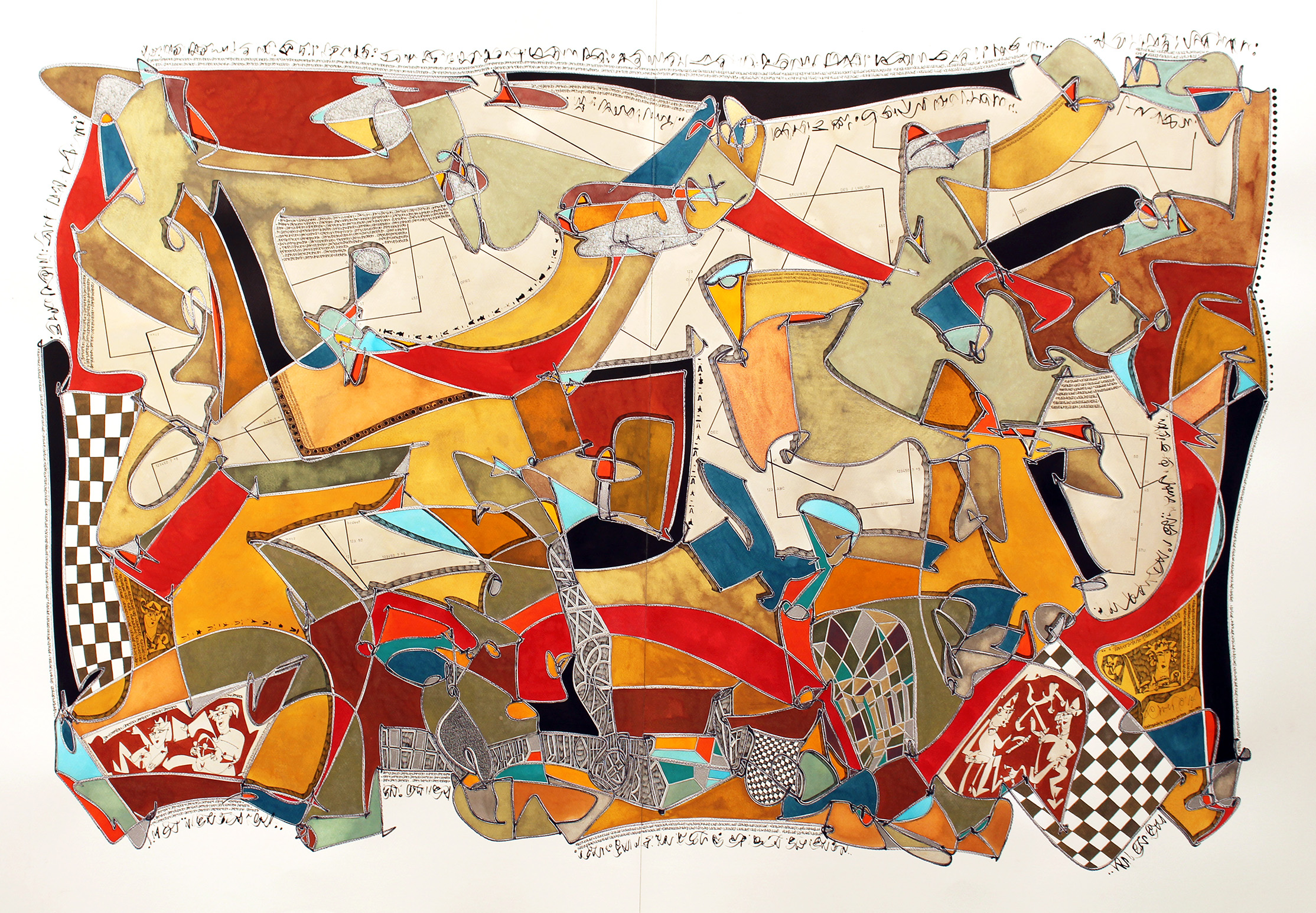 Universitario frances artwork by Juan Carlos Norero - art listed for sale on Artplode