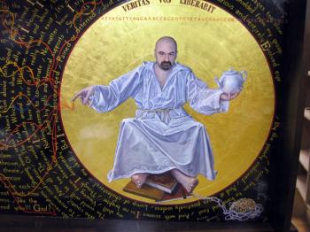 Behold I Give You the Celestial Teapot  artwork by Gordon Liddle - art listed for sale on Artplode