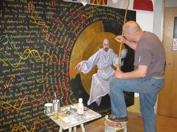 Behold I Give You the Celestial Teapot  artwork by Gordon Liddle - art listed for sale on Artplode