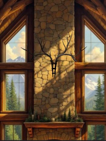 7 X 7 Antlers artwork by Paul Mikula - art listed for sale on Artplode