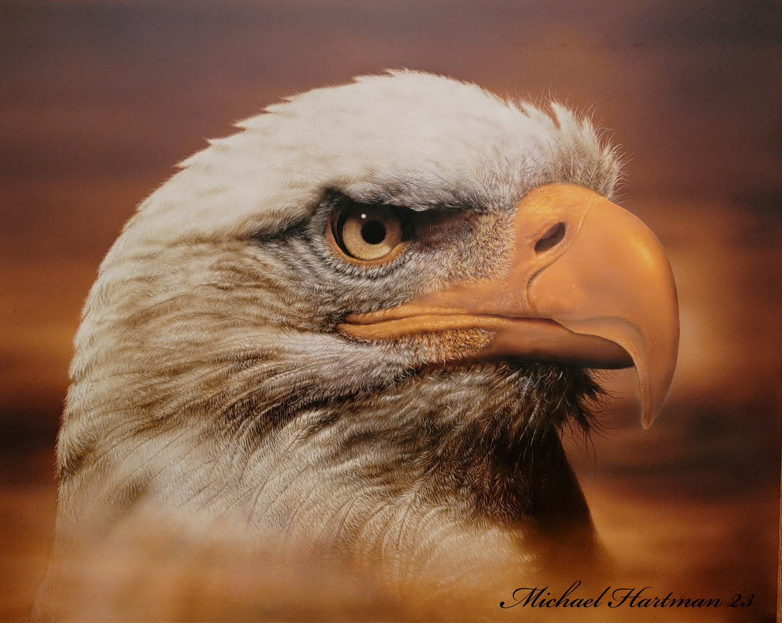 Majestic Encounter artwork by Michael Hartman - art listed for sale on Artplode