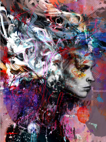 the white mutation, art for sale online by Yossi Kotler